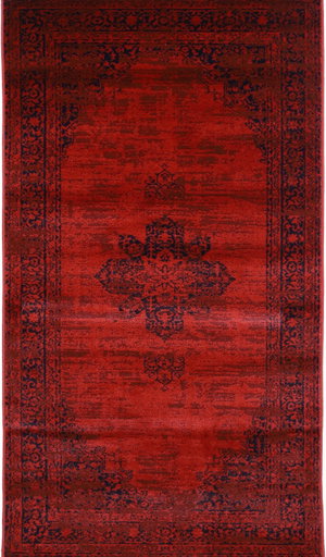 سجاده سوبر تيما شكل مستطيل، 1.50×2.30 سم، صنع آلياً - احمر product image