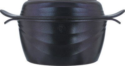 طقم قدور جرانيت نيوكلاين، 10 قطع، غطاء زجاج - ازرق غامق product image 6