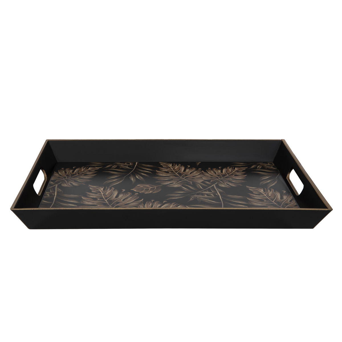 Faber Al Saif Gallery Presentation Topper, 46x30x4.6 cm, Rectangle, Leaf, Large - Black product image 3