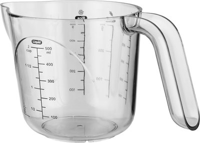 Al Saif Gallery Acrylic Measuring Cup, 0.5 Liters - Transparent Gray product image 4