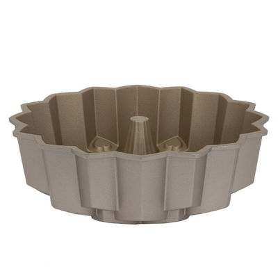 Rocky Aluminum Cake Mold, 24x24x7 cm - Dark Gold product image 1