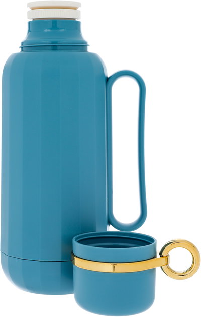 Timeless thermos, 1 liter, thermal glass inner container, plastic outer shell - green product image 3