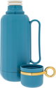 Timeless thermos, 1 liter, thermal glass inner container, plastic outer shell - green product image 3