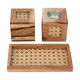 طقم مبخرة خشب السيف غاليري، 3 قطع، طوفرية، مربع - خشبي product image 2