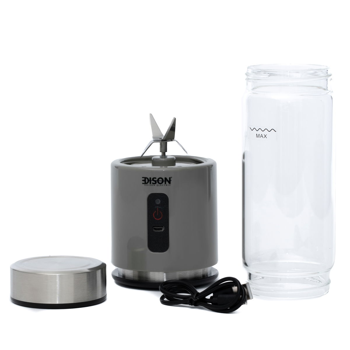 Edison Portable Blender, 350Ml, 100W - Grey product image 2