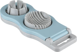 Al Saif Gallery Plastic Egg Cutter, 2 Compartments, 22 X 9 Cm - Light Green Gray product image