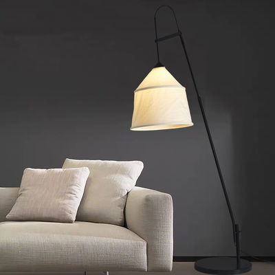 Mishkati Metal floor lamp with mesh fabric, 40 watts - black product image 1