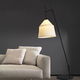 Mishkati Metal floor lamp with mesh fabric, 40 watts - black product image 1