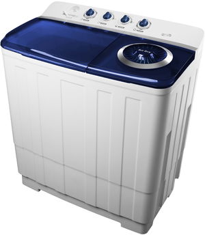 غسالة نصف أتوماتيك فالكون، تحميل علوي، 18 كجم، حوضين، FL818TW - أبيض product image