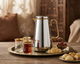 Al Saif Gallery Stainless Steel Thermos, 1 Liter, Heat-Resistant Glass Interior, Push Button - Silver Gold product image 2
