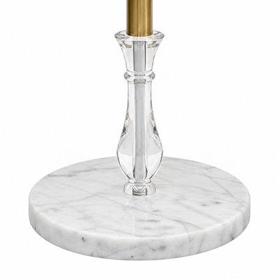 Metal and marble side table set, 3 pieces, 57x35 cm - white and gold product image 4