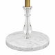 Metal and marble side table set, 3 pieces, 57x35 cm - white and gold product image 4