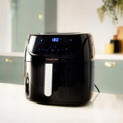 قلاية هوائية راسل هوبز، 1800 واط، 8 لتر، 10 برامج طهي مسبقة، 27170GCC - اسود product image 3
