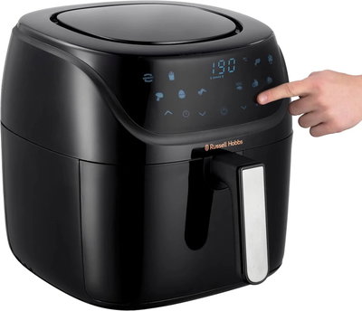 قلاية هوائية راسل هوبز، 1800 واط، 8 لتر، 10 برامج طهي مسبقة، 27170GCC - اسود product image 2