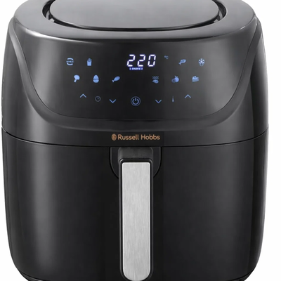 قلاية هوائية راسل هوبز، 1800 واط، 8 لتر، 10 برامج طهي مسبقة، 27170GCC - اسود product image 1