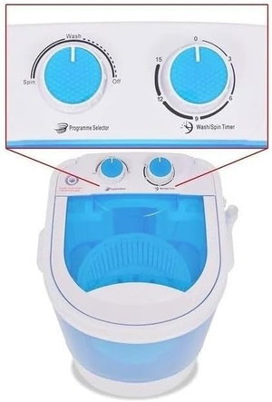 غسالة احذية دينكس، 4.8 كجم، تحميل علوي، DX2041 - ابيض ازرق product image 2