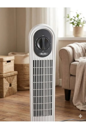 مروحة برجية محمولة بريمو بلس، 40 واط، 3 سرعات، RA137 - ابيض product image 2