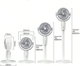 مروحة محمولة دينكس، 5 سرعات، 3 مستويات، DX2607 - ابيض product image 6