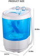 غسالة احذية دينكس، 4.8 كجم، تحميل علوي، DX2041 - ابيض ازرق product image 4