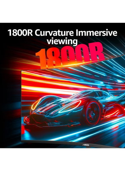 Niko 27NMSX  Curved Gaming Monitor, 27-inch, 2K, QHD, 165Hz, Eye Protection Technology- Black product image 2