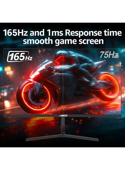 Niko 27NMSX  Curved Gaming Monitor, 27-inch, 2K, QHD, 165Hz, Eye Protection Technology- Black product image 5