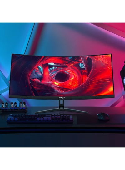 شاشة العاب منحنية نيكو، 34 بوصة،WQHD، 165 هرتز، منفذ USB Type-C، 27NMSX - اسود product image 7