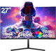 Niko 27NMSX Curved Gaming Monitor, 27-inch, 2K, QHD, 165Hz, Eye Protection Technology- Black product image 1
