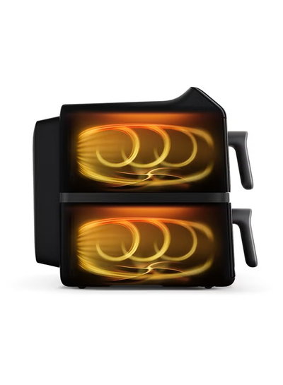 Philips Series 4000 NA460/00 Double Air Fryer, 2750W, 10L- Black product image 4