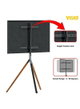 حامل تلفزيون ارضي معدن فيسيو، 23-55 بوصة،ثلاثي القوائم، VWC2355 - اسود خشبي product image 2