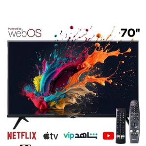 تلفزيون سمارت بدون اطار جي في سي برو، 70 بوصة، 4K UHD، نظام ويب او اس، ريموت ماجيك، GVC-70WS7200 - اسود product image 2