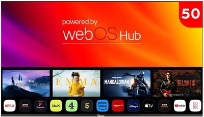 Dansat DTD50UWS  Smart TV, 50-inch, LED, 4K UHD, WebOS System - Black product image 1