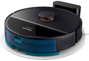 Philips XU3000/01 omeRun 3000 Series Aqua Vacuum and Mop Robot, 350 ml, 30W - Black product image