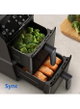 Philips Series 4000 NA460/00 Double Air Fryer, 2750W, 10L- Black product image 5