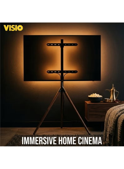 حامل تلفزيون ارضي معدن فيسيو، 23-55 بوصة،ثلاثي القوائم، VWC2355 - اسود خشبي product image 3