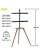 حامل تلفزيون ارضي معدن فيسيو، 32-75 بوصة،رف معدني، VWC3275 - اسود خشبي product image 4