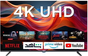 تلفزيون سمارت بدون اطار نيكو، 43 بوصة، 4K، رسيفر داخلي، نظام أندرويد 14، 43NSSX - اسود product image