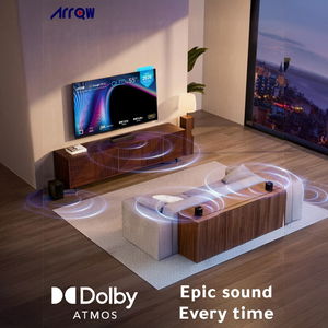 تلفزيون سمارت بدون اطار اركيو، 55 بوصة، QLED، 4K UHD، نظام جوجل، RO-55LCQ120 - اسود product image 2