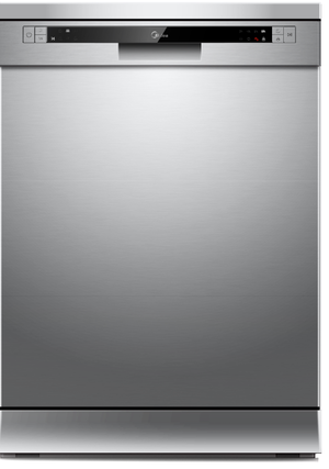 غسالة صحون ميديا، 12 مكان، 6 برامج، وظيفة نص حموله، WQP125201CSEG - فضي product image
