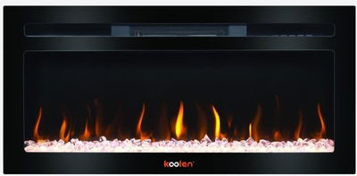 دفاية ديكور بشاشة بتأثير لهب كولن، 2000 واط، 80.8 سم، 2 مستوي للتحكم بالحرارة، مكبر صوت مدمج، تدعم البلوتوث، ريموت كنترول، 807102034 - اسود product image 1