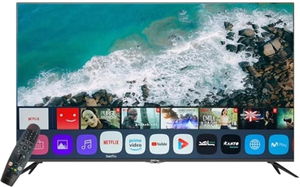 تلفزيون سمارت بدون اطار جي في سي برو، 65 بوصة، 4K UHD، نظام ويب او اس، GVC-65WS7100 - اسود product image 2