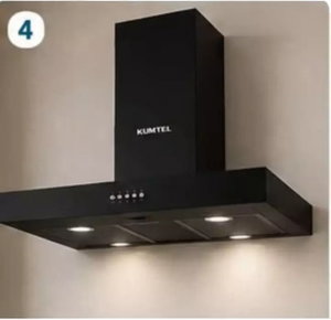kumtel Built-in Set, Built-in Oven + Built-in Hob + Built-in Extractor Hood - Black product image 2