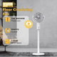 مروحة محمولة دينكس، 5 سرعات، 3 مستويات، DX2607 - ابيض product image 4