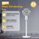 مروحة محمولة دينكس، 5 سرعات، 3 مستويات، DX2607 - ابيض product image 2