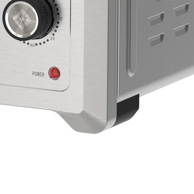 فرن كهربائي ويننج ستار، 100 لتر، 2800 واط، باب زجاج، شواية دوارة، ST-9852 - فضي product image 4