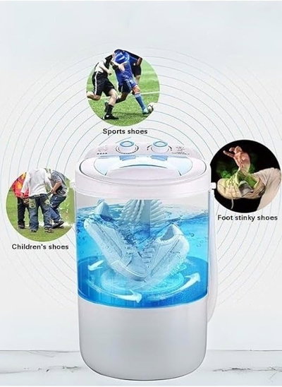 غسالة احذية دينكس، 4.8 كجم، تحميل علوي، DX2041 - ابيض ازرق product image 6