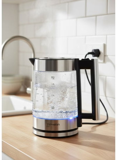 غلاية كهربائية تايفون، 2200 واط، 1.8 لتر، TY-01-005 - شفاف product image 2