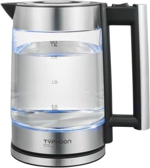 غلاية كهربائية تايفون، 2200 واط، 1.8 لتر، TY-01-005 - شفاف product image