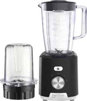 Typhoon Ty-2-003 B Blender, 650W, 1.8L, Grinder - Black Clear product image