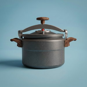 قدر ضغط جرانيت فولكانو السيف غاليري، 9 لترـ يد خشبي - رمادي غامق product image