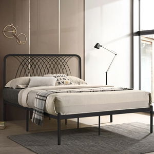 سرير مودرن حديد، 35×120×190 سم - أسود product image 2